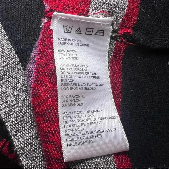 Free People Knit Stretchy Bodycon Fitted Boho Festival Striped Skirt Size XS - Picture 6 of 6